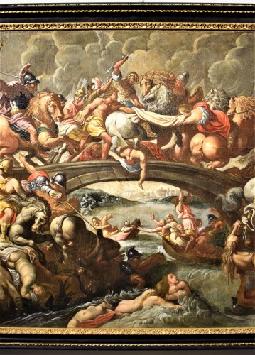 La bataille des Amazones, Cercle de Pieter Paul Rubens (1577-1640) - Romano Ischia